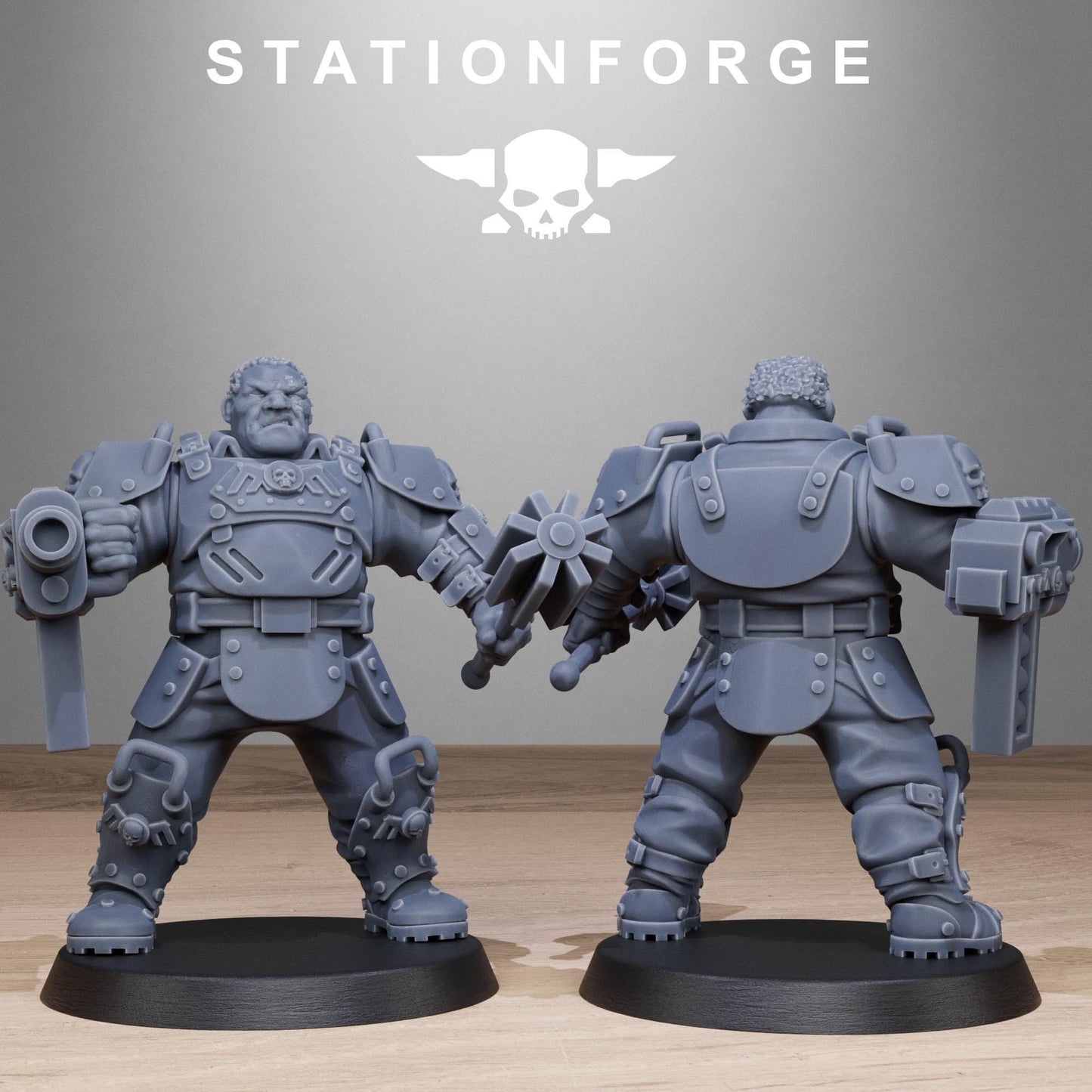 Grim Guard Armoured Mutants - set of 10 (sculpted by Stationforge)