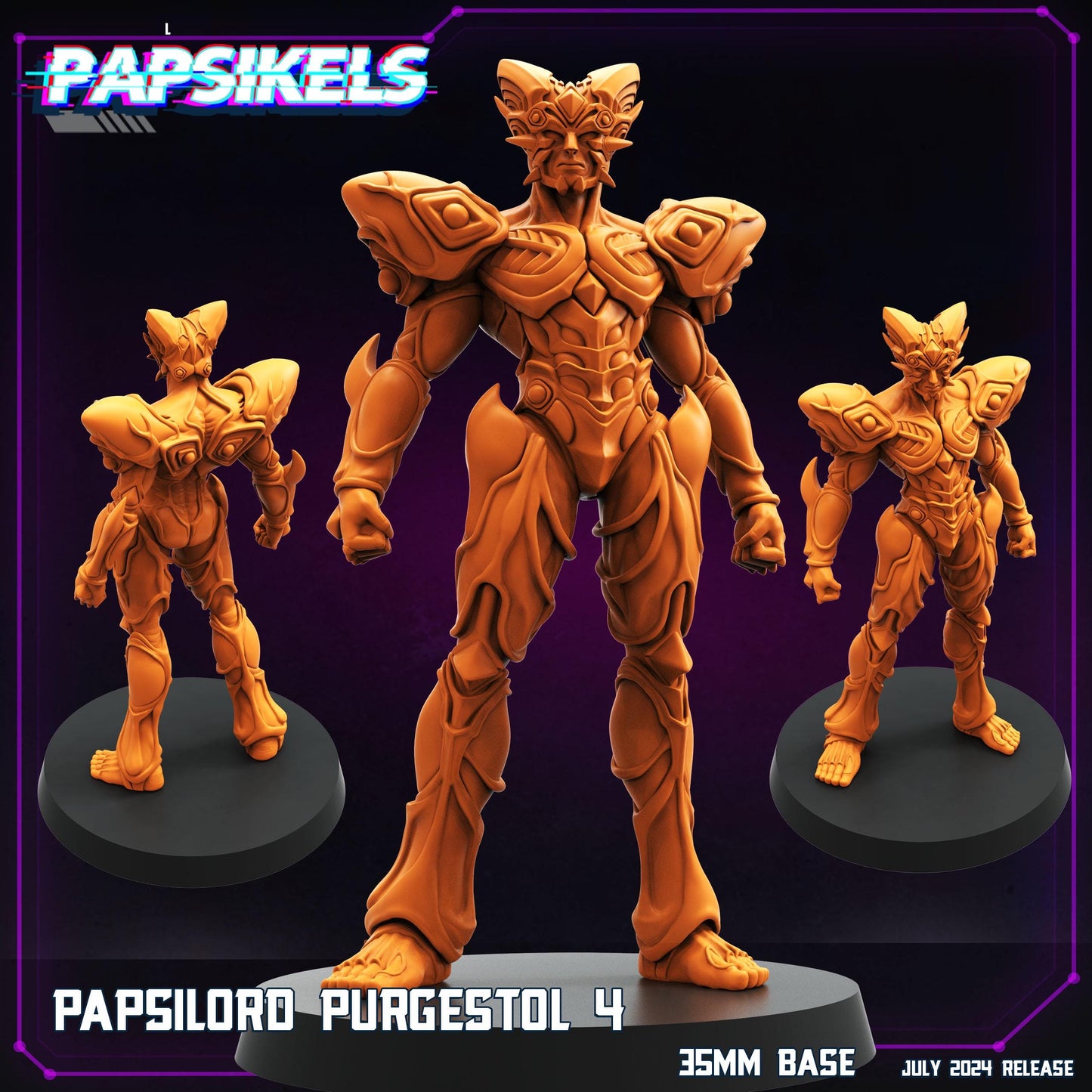 Papsilord Purgestol - Cyberpunk Miniature (sculpted by Papsikels)