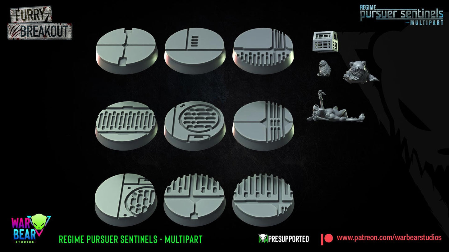 Regime Pursuer Sentinels - set of 9 (Sculpted by War Bear Studios)