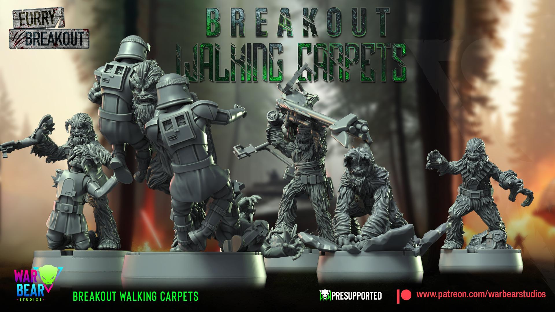 Breakout Walking Carpets (Sculpted by War Bear Studios)