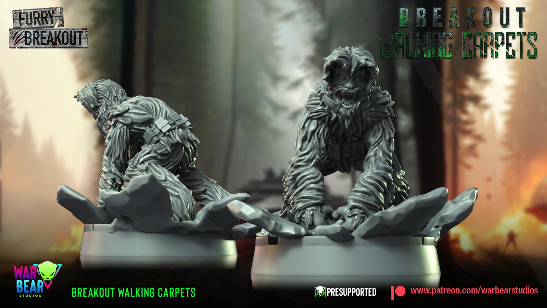 Breakout Walking Carpets (Sculpted by War Bear Studios)