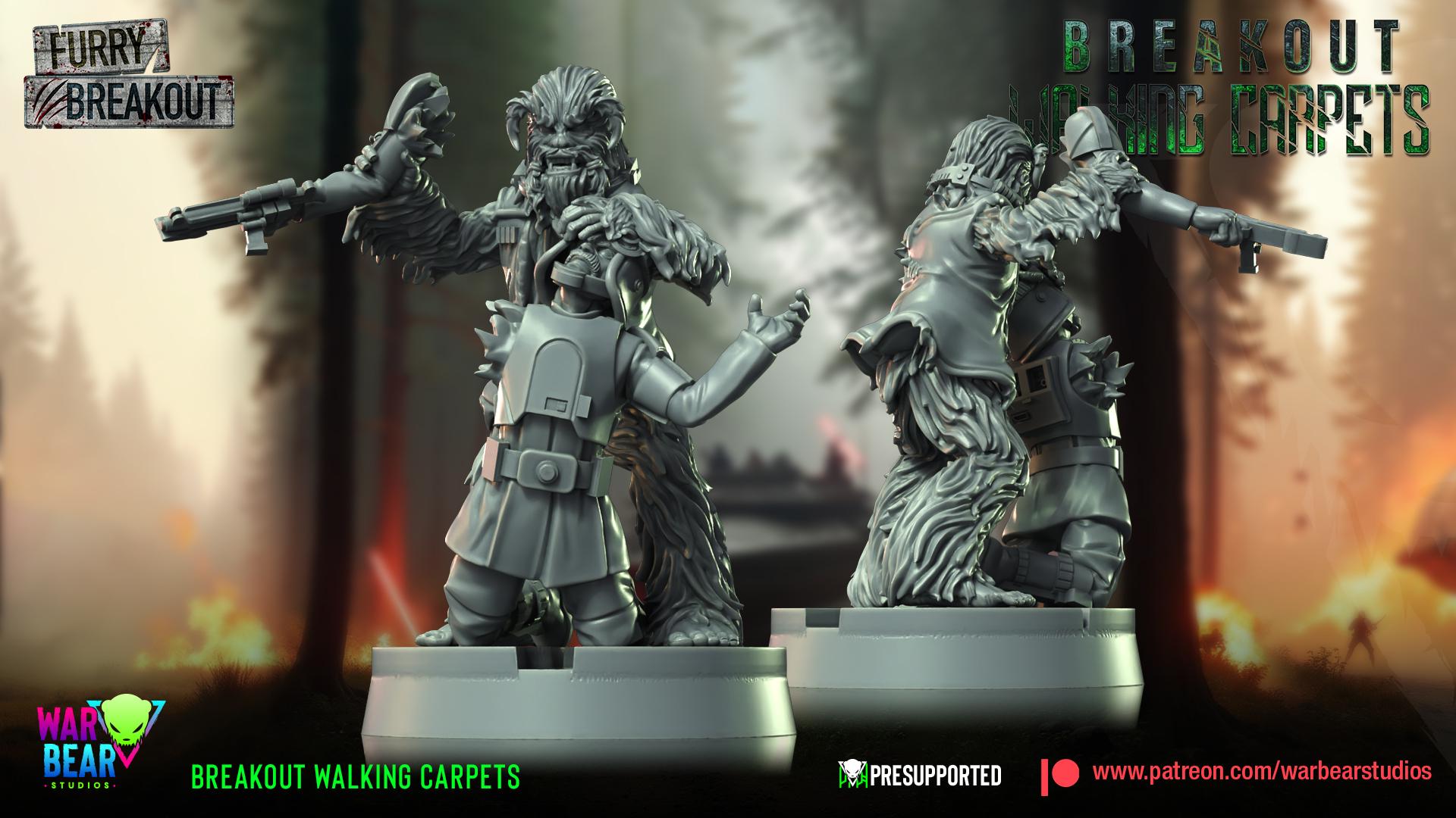 Breakout Walking Carpets (Sculpted by War Bear Studios)
