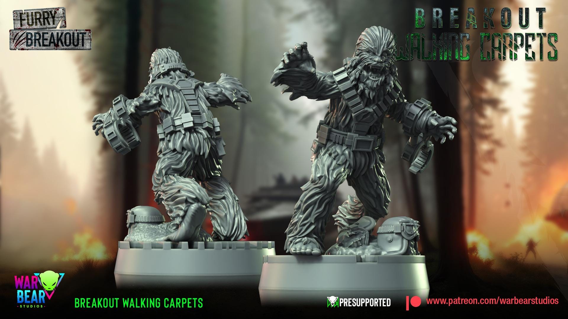 Breakout Walking Carpets (Sculpted by War Bear Studios)