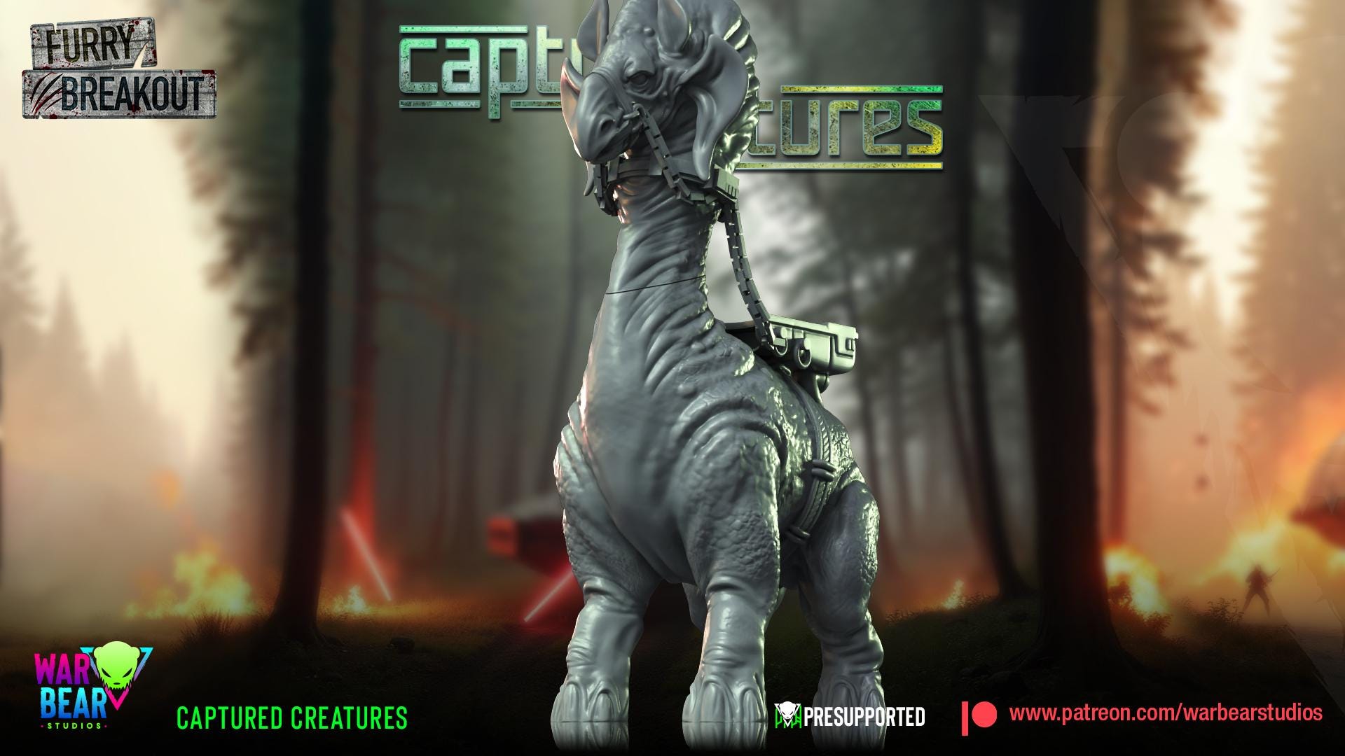 Breakout Captured Creatures (Sculpted by War Bear Studios)