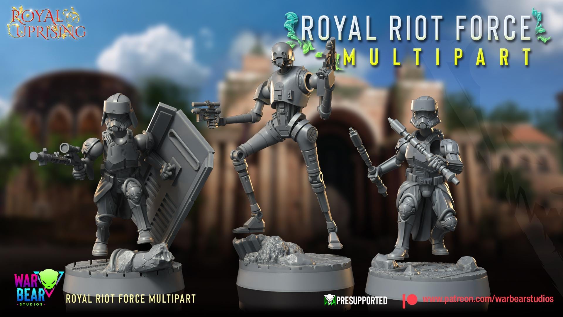 Royal Riot Force - set of 6 (Sculpted by War Bear Studios)