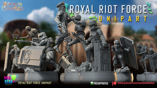 Royal Riot Force - set of 6 (Sculpted by War Bear Studios)