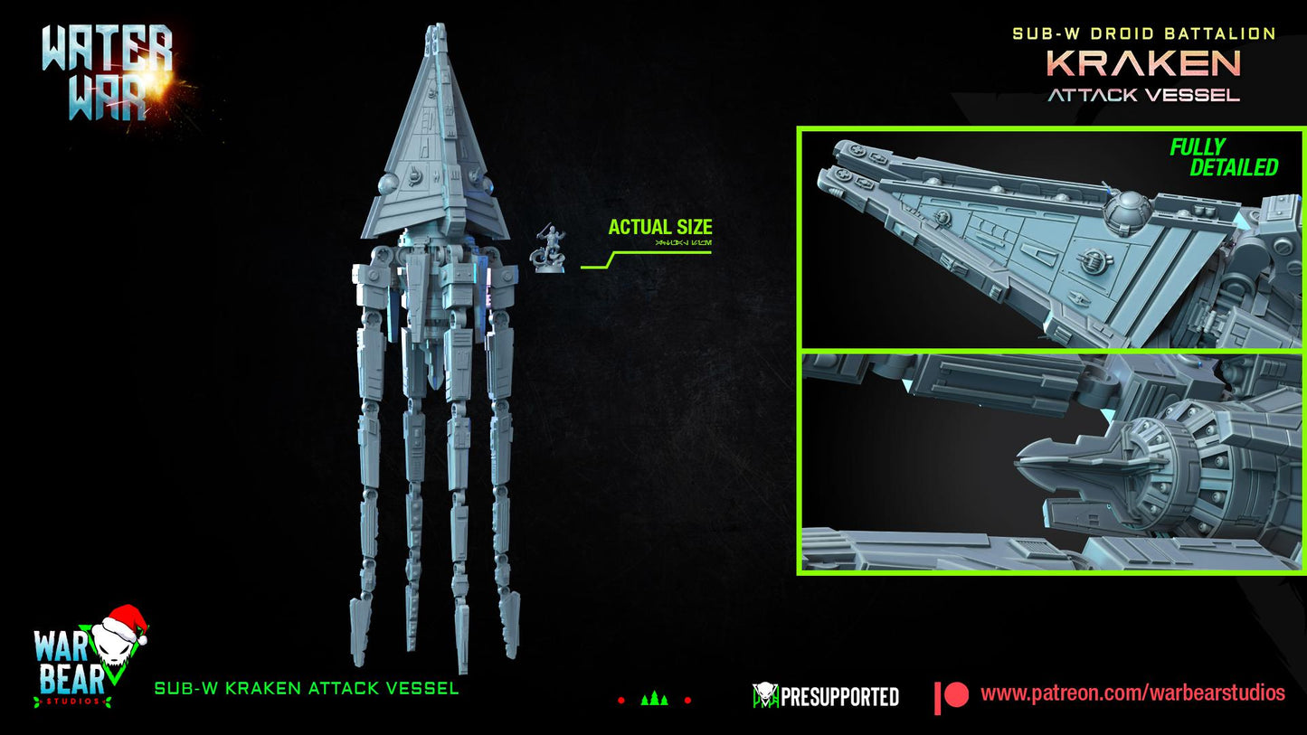 Kraken Attack Vessel (Sculpted by War Bear Studios)