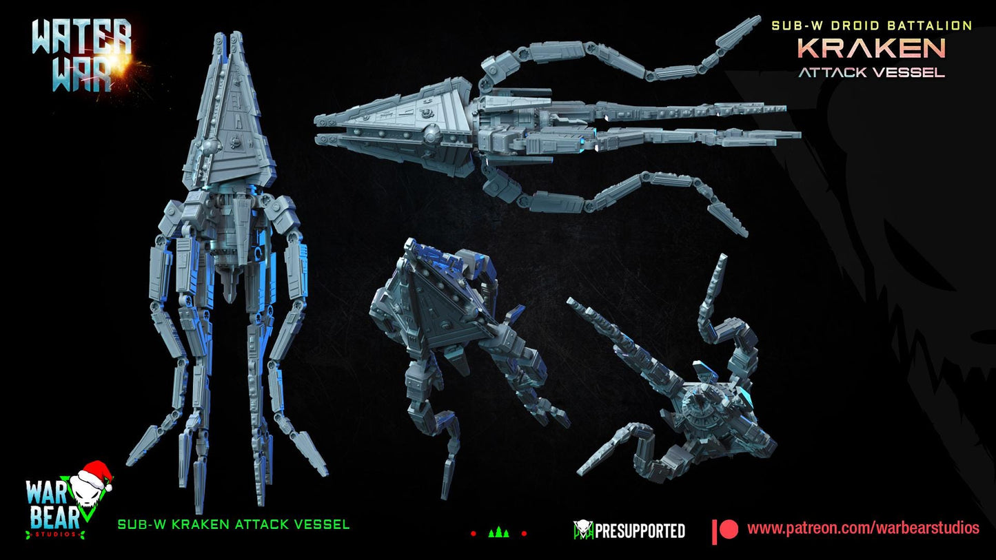 Kraken Attack Vessel (Sculpted by War Bear Studios)