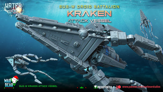 Kraken Attack Vessel (Sculpted by War Bear Studios)