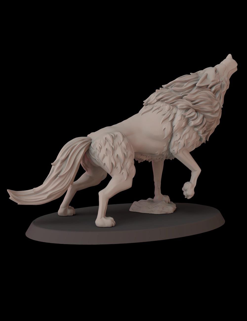 Midnight Wolves - set of 10 (Sculpted by Fantasy Cult Miniatures)
