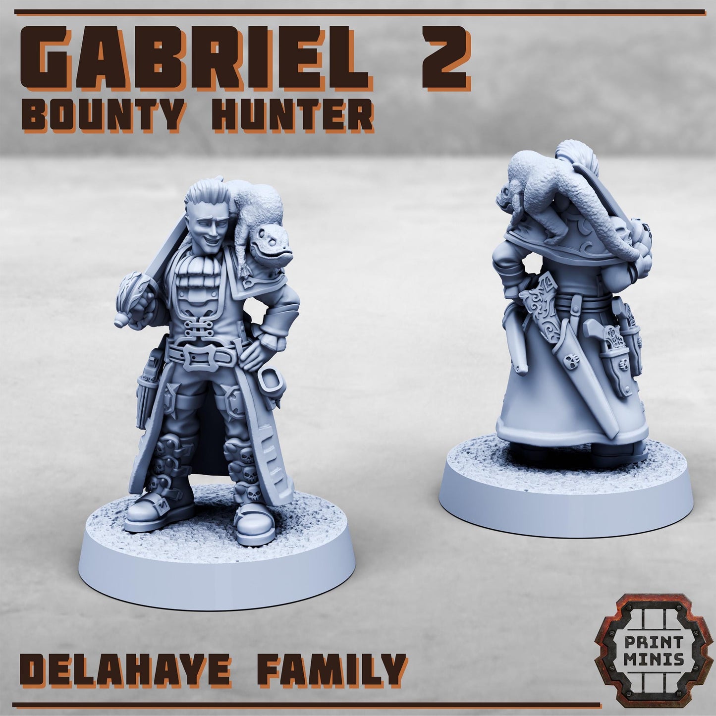 Gabriel 2.0 - Bounty Hunter (by Print Minis)