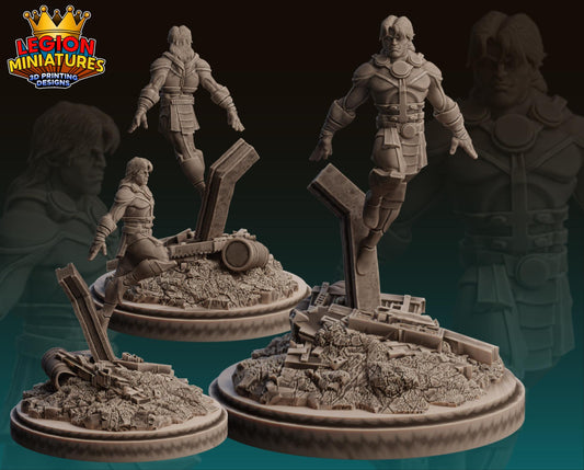 Ikaris - Fan Art 40mm Miniature (Sculpted by Legion Miniatures) (Crisis Protocol Proxy/Alternative)