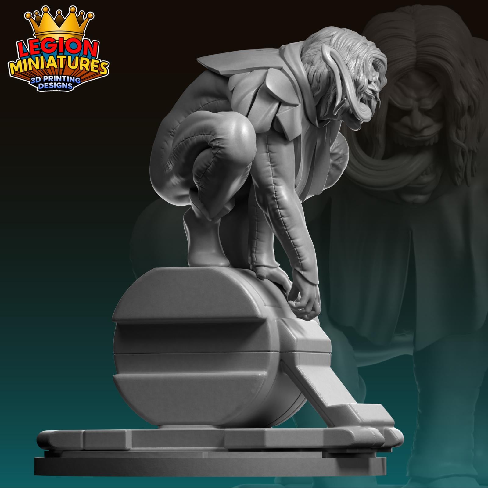 Toad - Horseman - Fan Art 40mm Miniature (Sculpted by Legion Miniatures) (Crisis Protocol Proxy/Alternative)