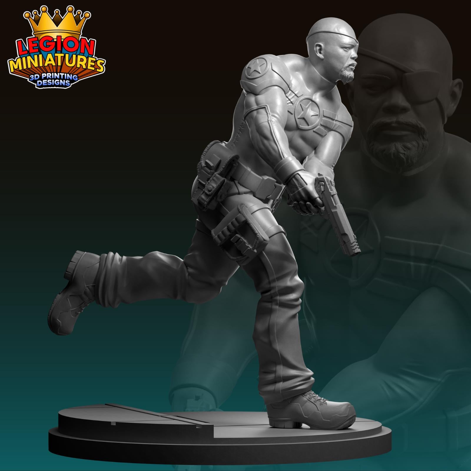 Ultimate Fury - Fan Art 40mm Miniature (Sculpted by Legion Miniatures) (Crisis Protocol Proxy/Alternative)