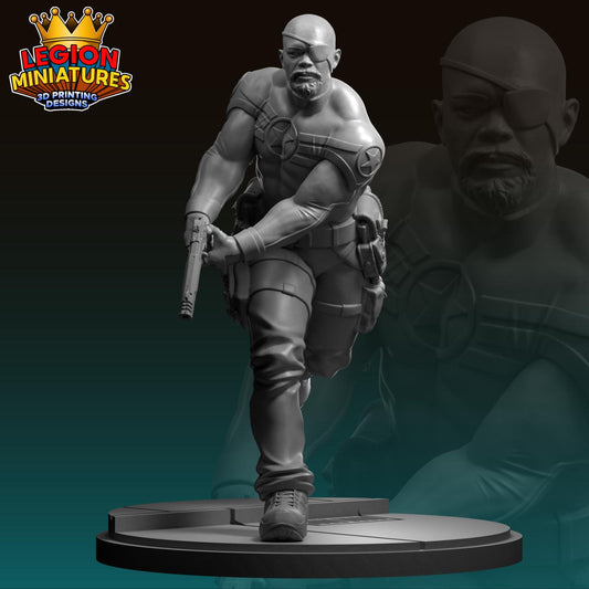 Ultimate Fury - Fan Art 40mm Miniature (Sculpted by Legion Miniatures) (Crisis Protocol Proxy/Alternative)