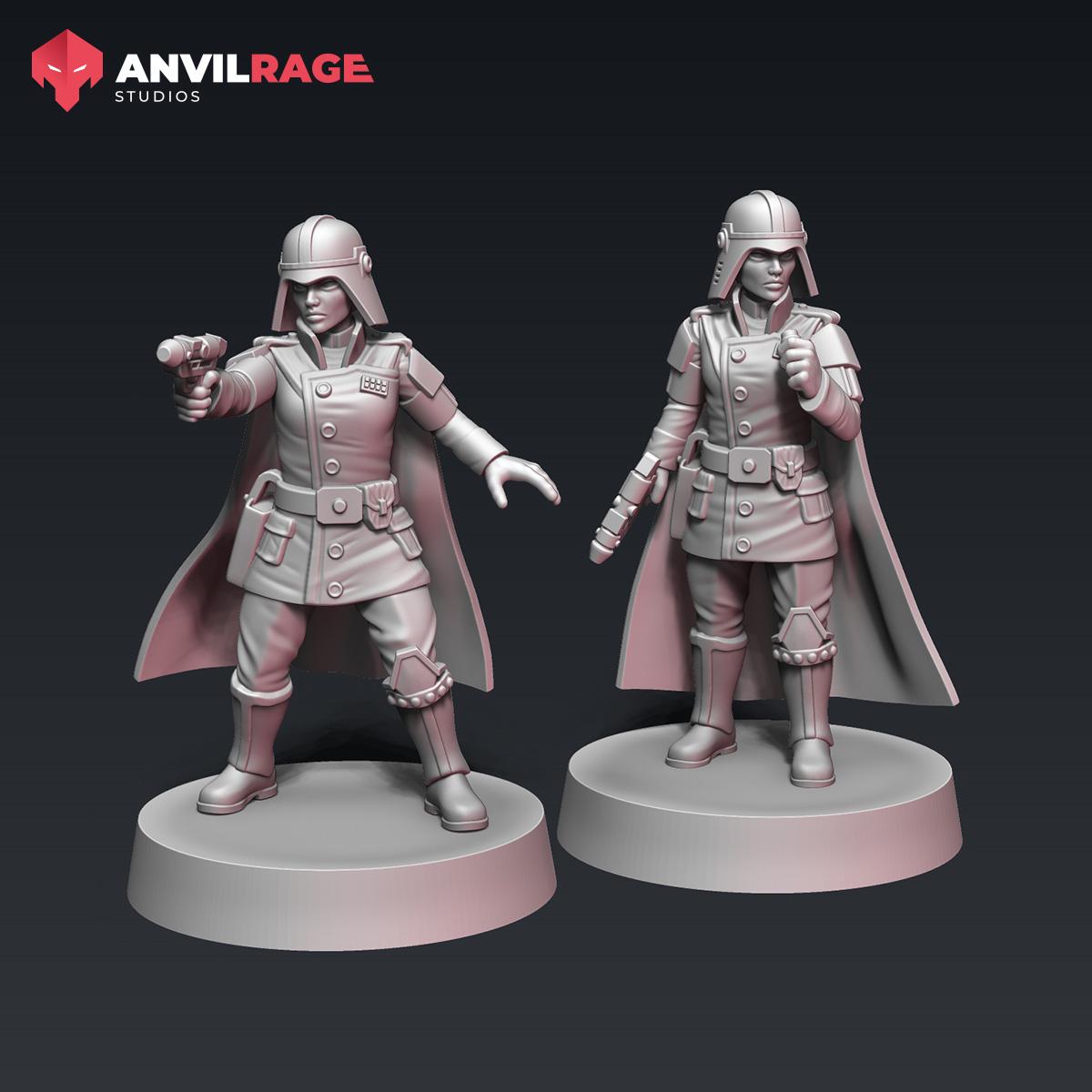 Empire Desert Officer (Sculpted by Anvilrage Studios)