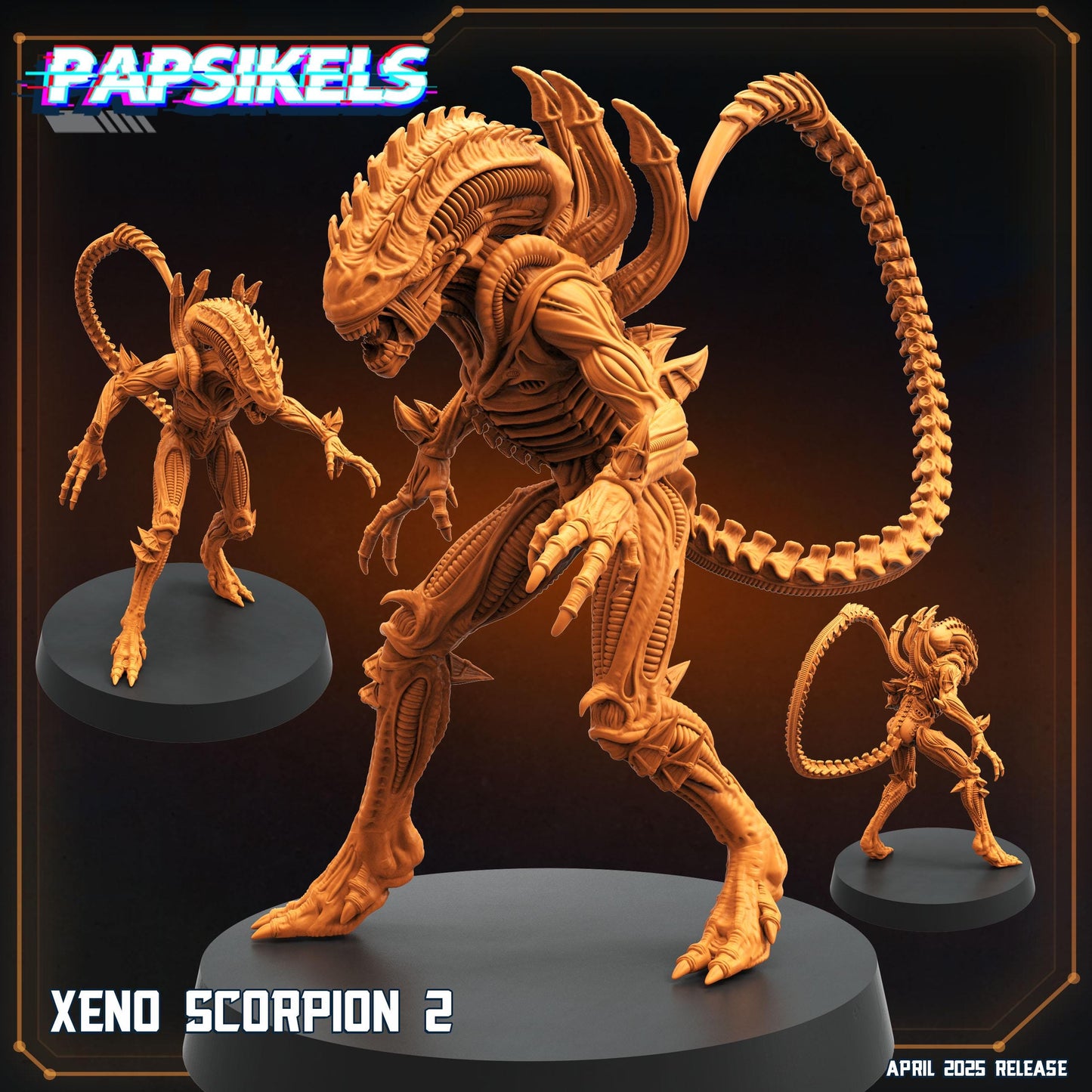Xeno Scorpions (sculpted by Papsikels)