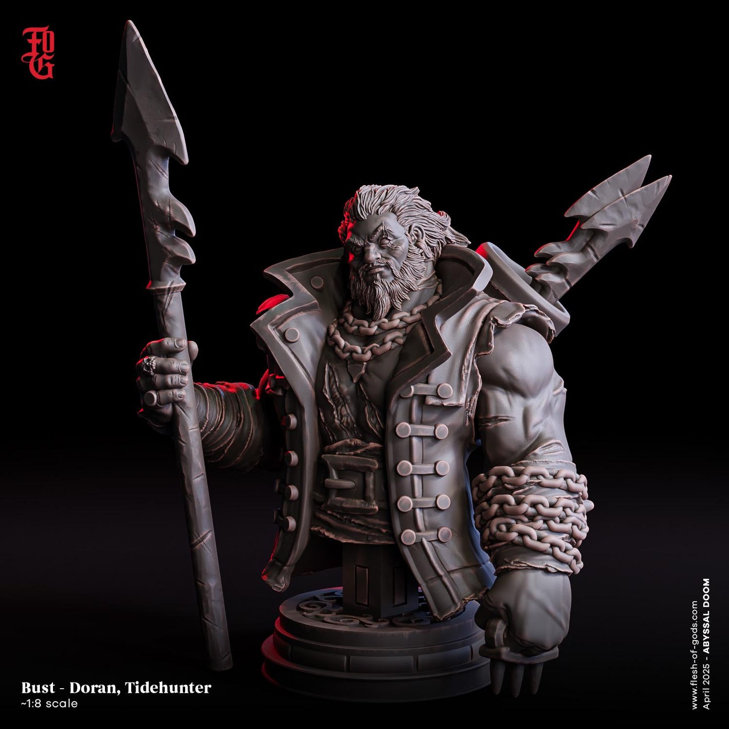 Doran, Tidehunter - Abyssal Doom (sculpted by Flesh of Gods miniatures)