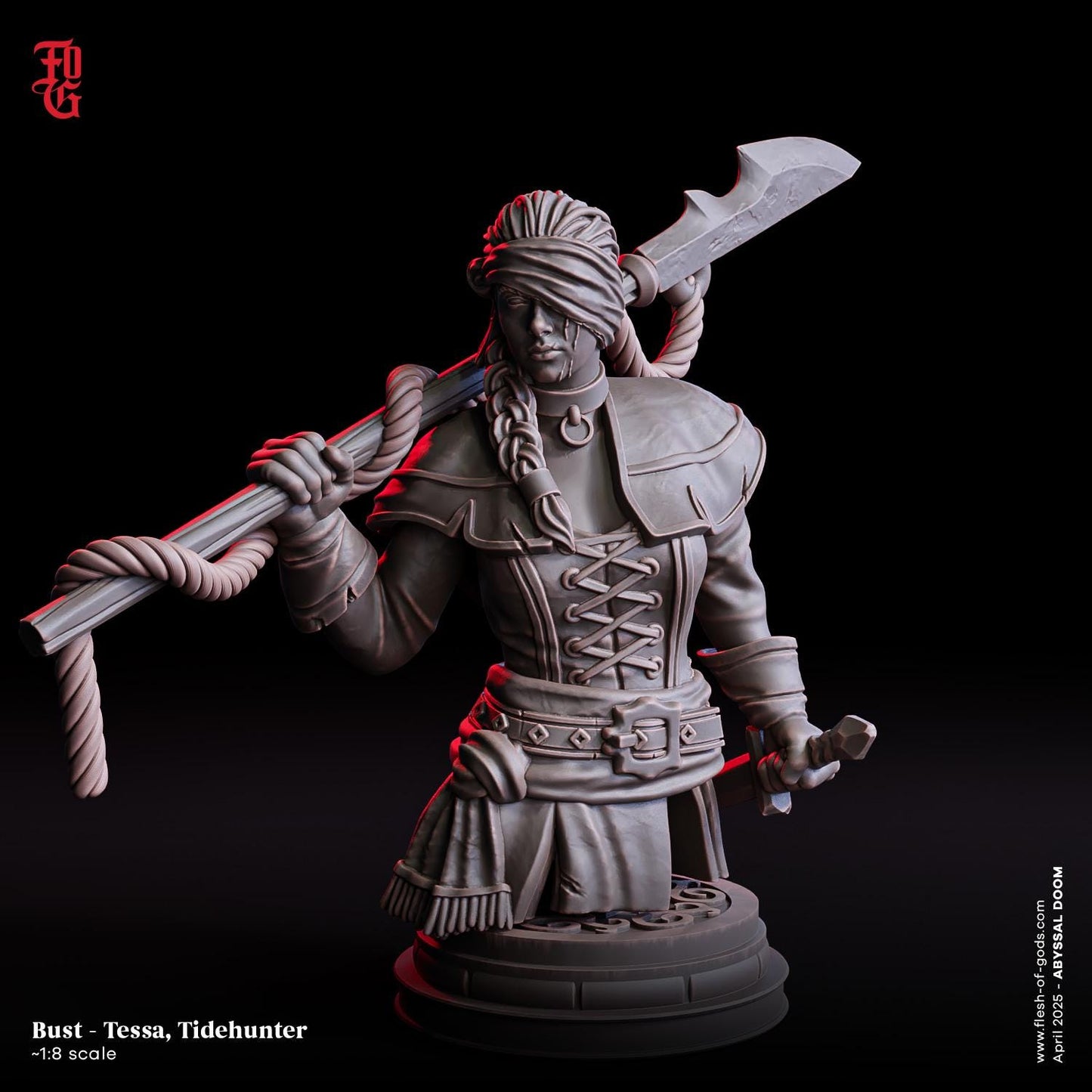 Tessa , Tidehunter - Abyssal Doom (sculpted by Flesh of Gods miniatures)