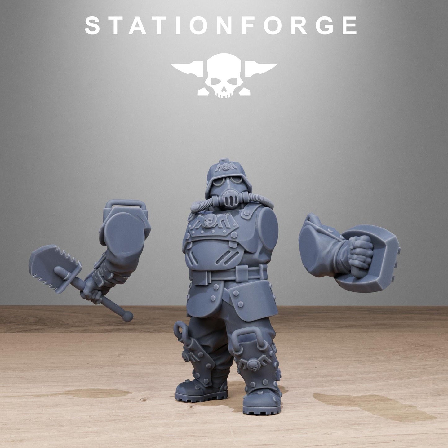 Grim Guard Armoured Mutants - set of 10 (sculpted by Stationforge)