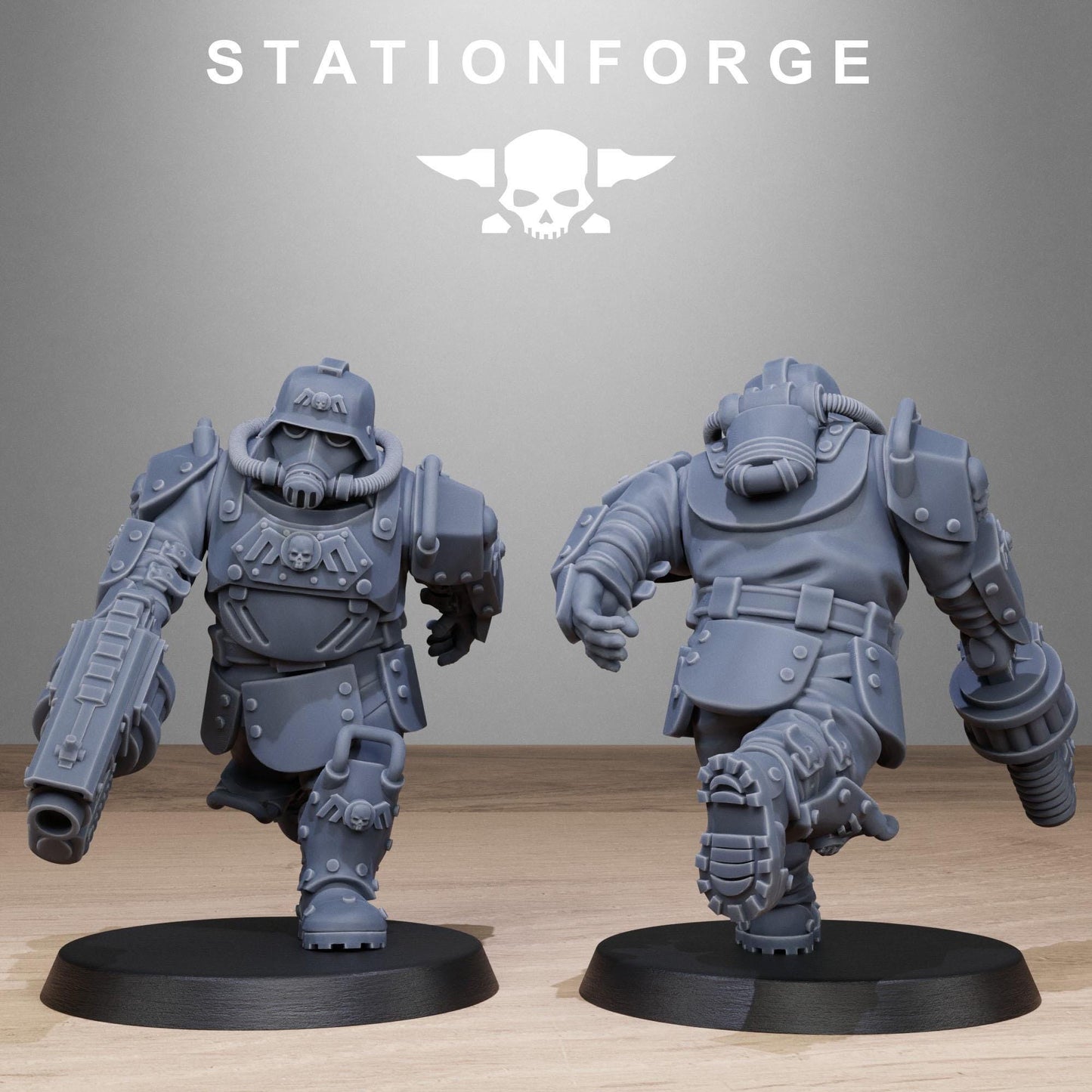 Grim Guard Armoured Mutants - set of 10 (sculpted by Stationforge)
