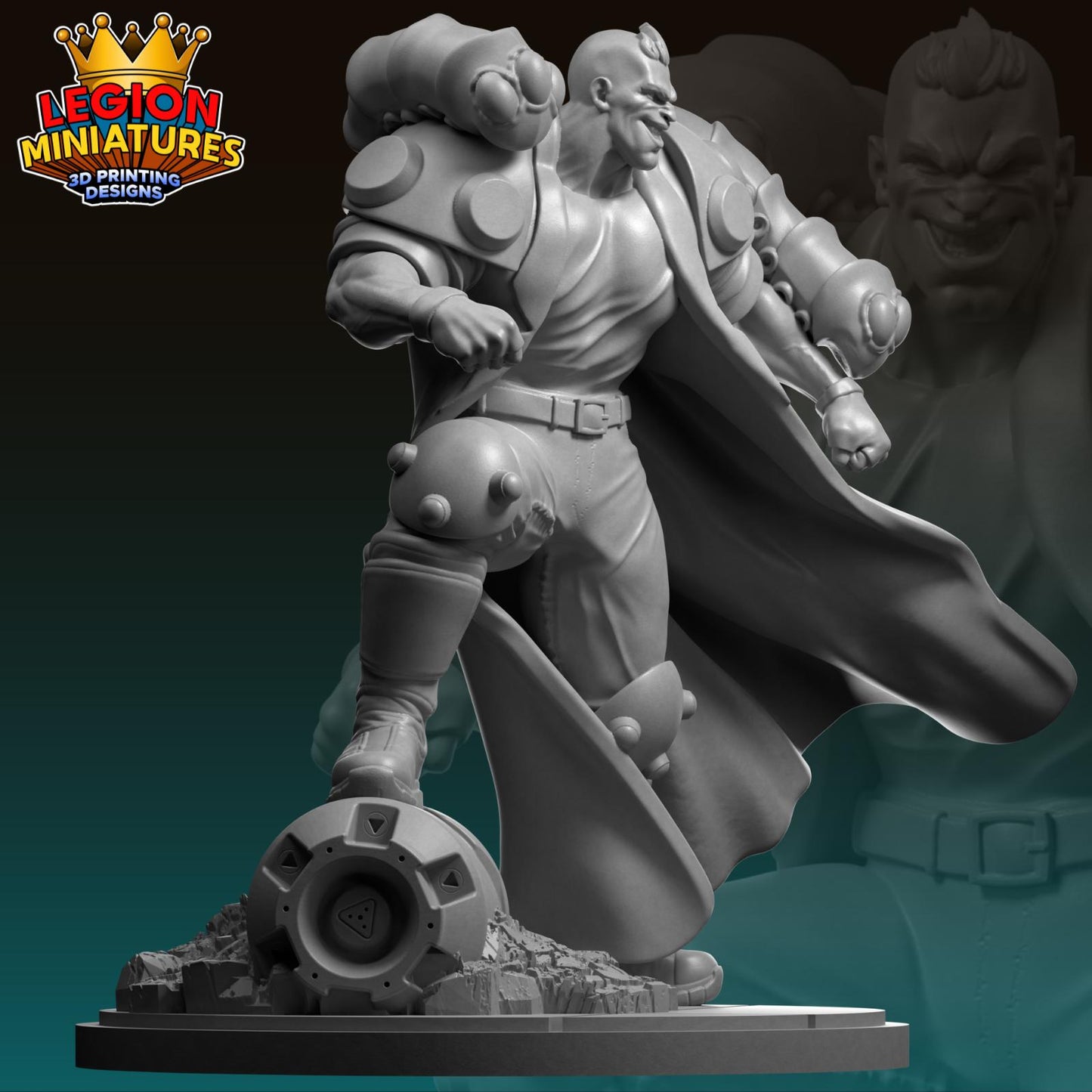 Maggot Fan-Art 40mm Miniature (Sculpted by Legion Miniatures) (Crisis Protocol Proxy/Alternative)