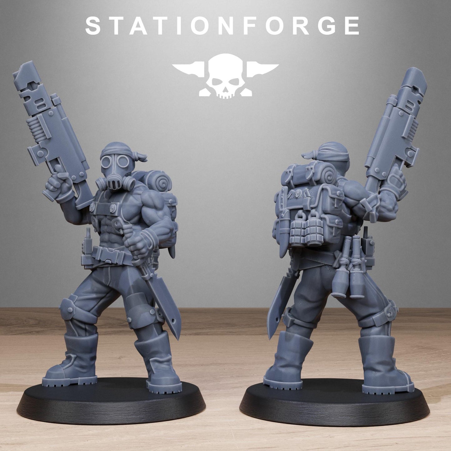 Grim Guard - Jungle Fighters 2.0 - set of 10 (sculpted by Stationforge)