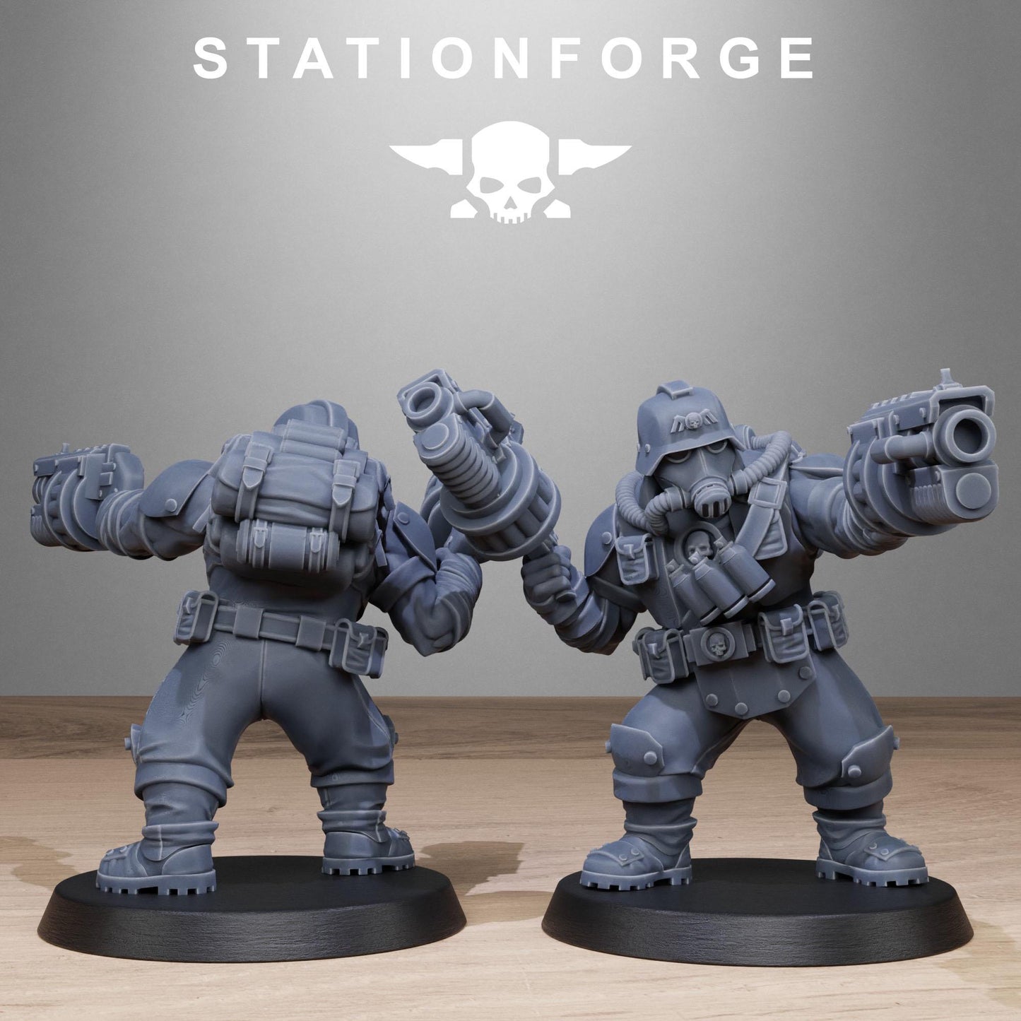 Grim Guard Jungle Fighter Mutants - set of 10 (sculpted by Stationforge)