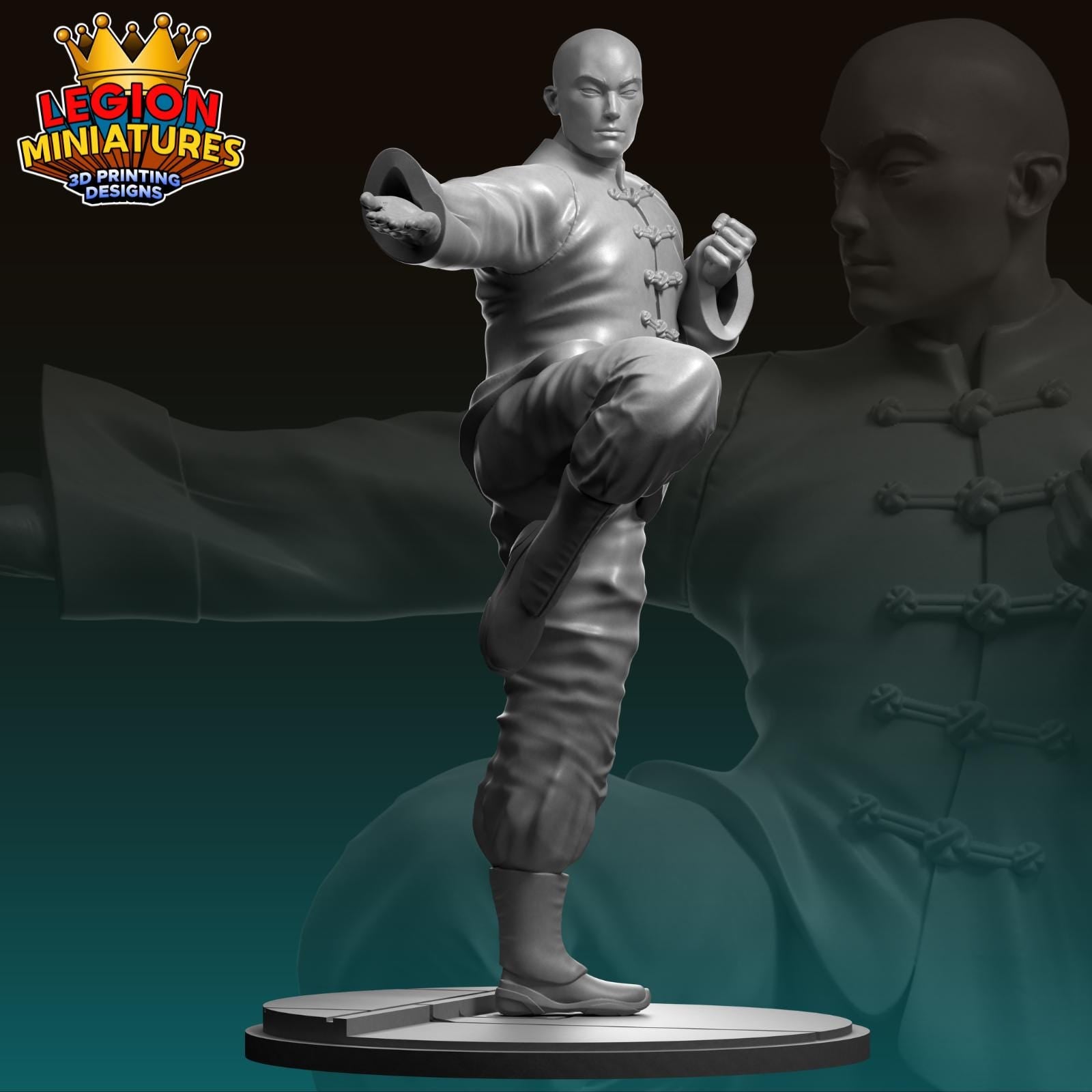 Wong - Fan Art 40mm Miniature (Sculpted by Legion Miniatures) (Crisis Protocol Proxy/Alternative)