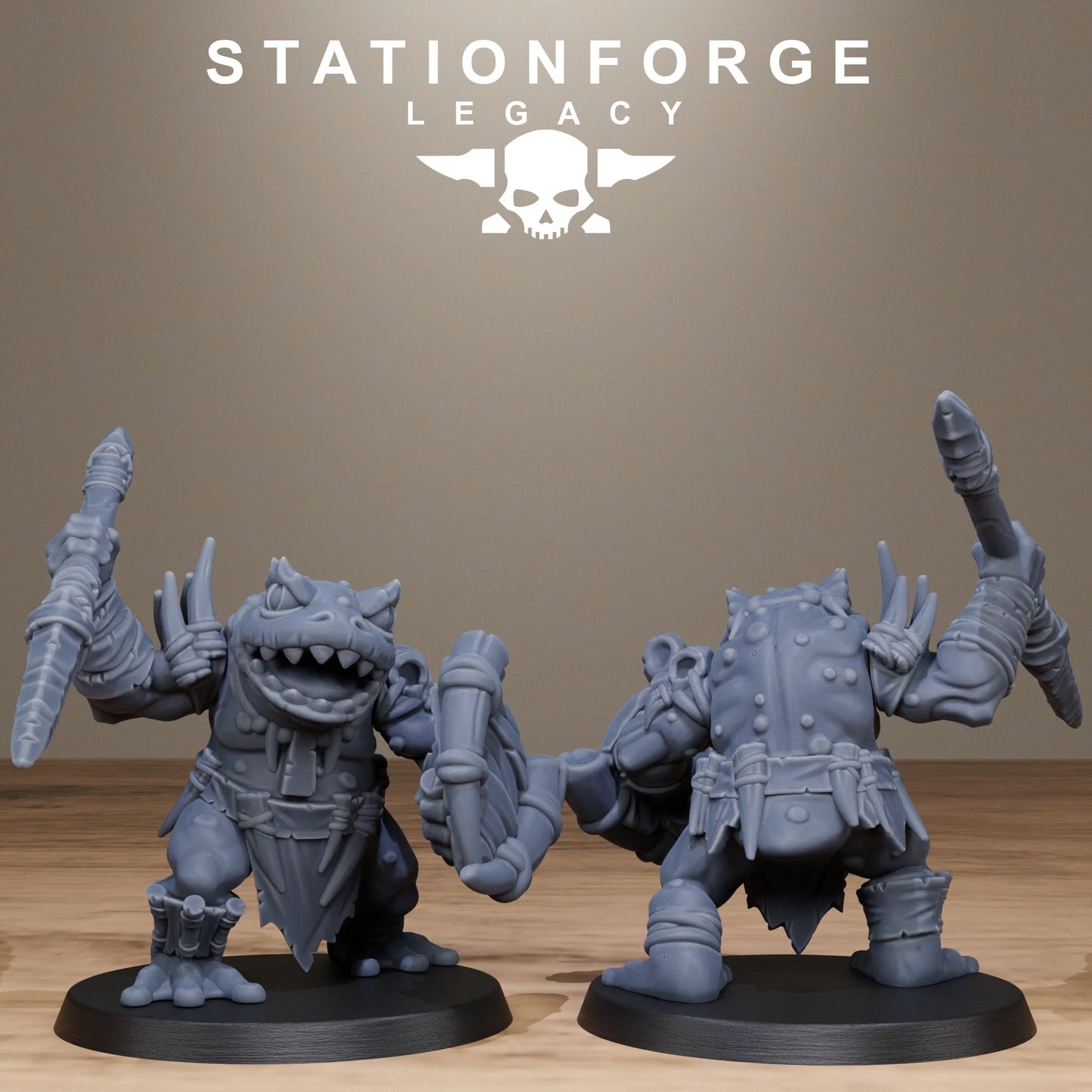 Bogkin Infantry - set of 10 (sculpted by Stationforge Legacy)