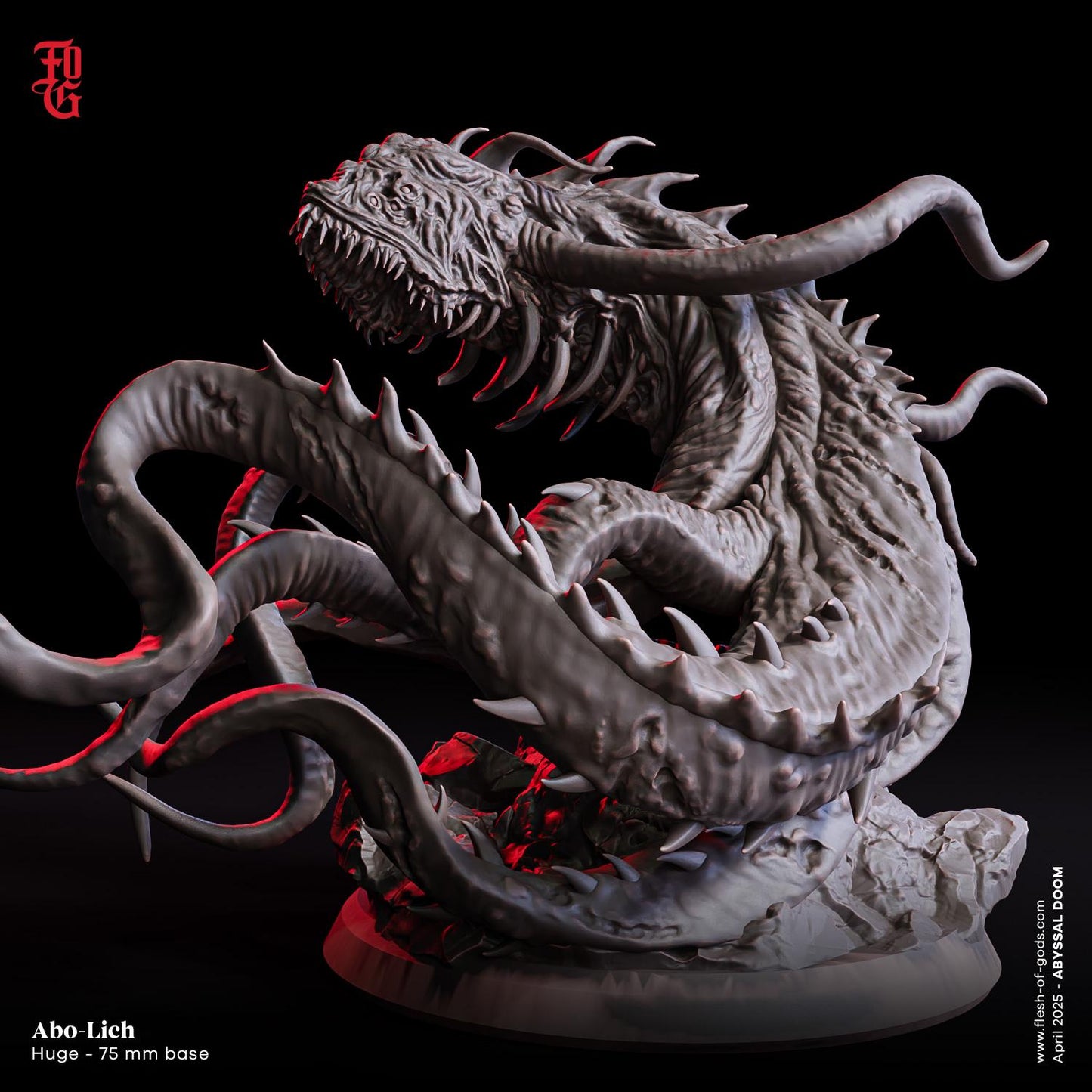Abo-Lich - Abyssal Doom (sculpted by Flesh of Gods miniatures)