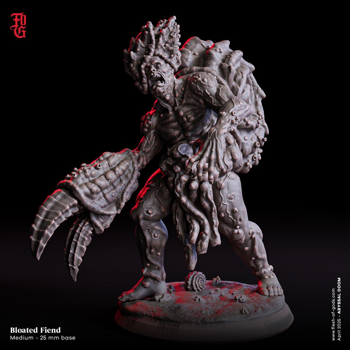 Bloated Fiend - Abyssal Doom (sculpted by Flesh of Gods miniatures)