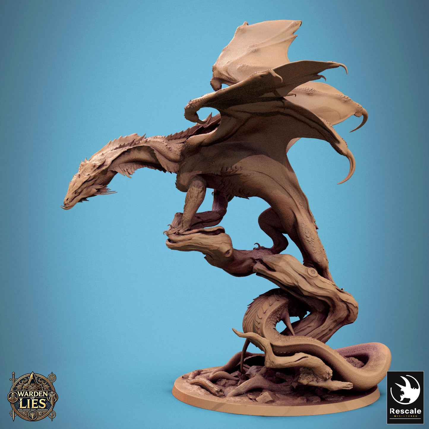 Chromatic Green Dragon - Warden of Lies (Sculpted by Rescale Miniatures)
