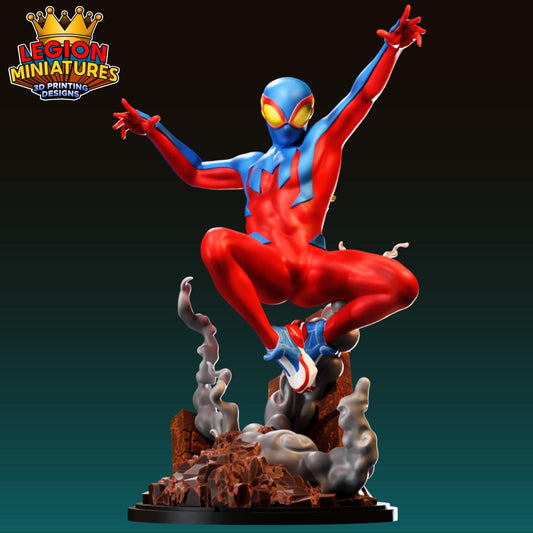 Spider-Boy Fan-Art 40mm Miniature (Sculpted by Legion Miniatures) (Crisis Protocol Proxy/Alternative)