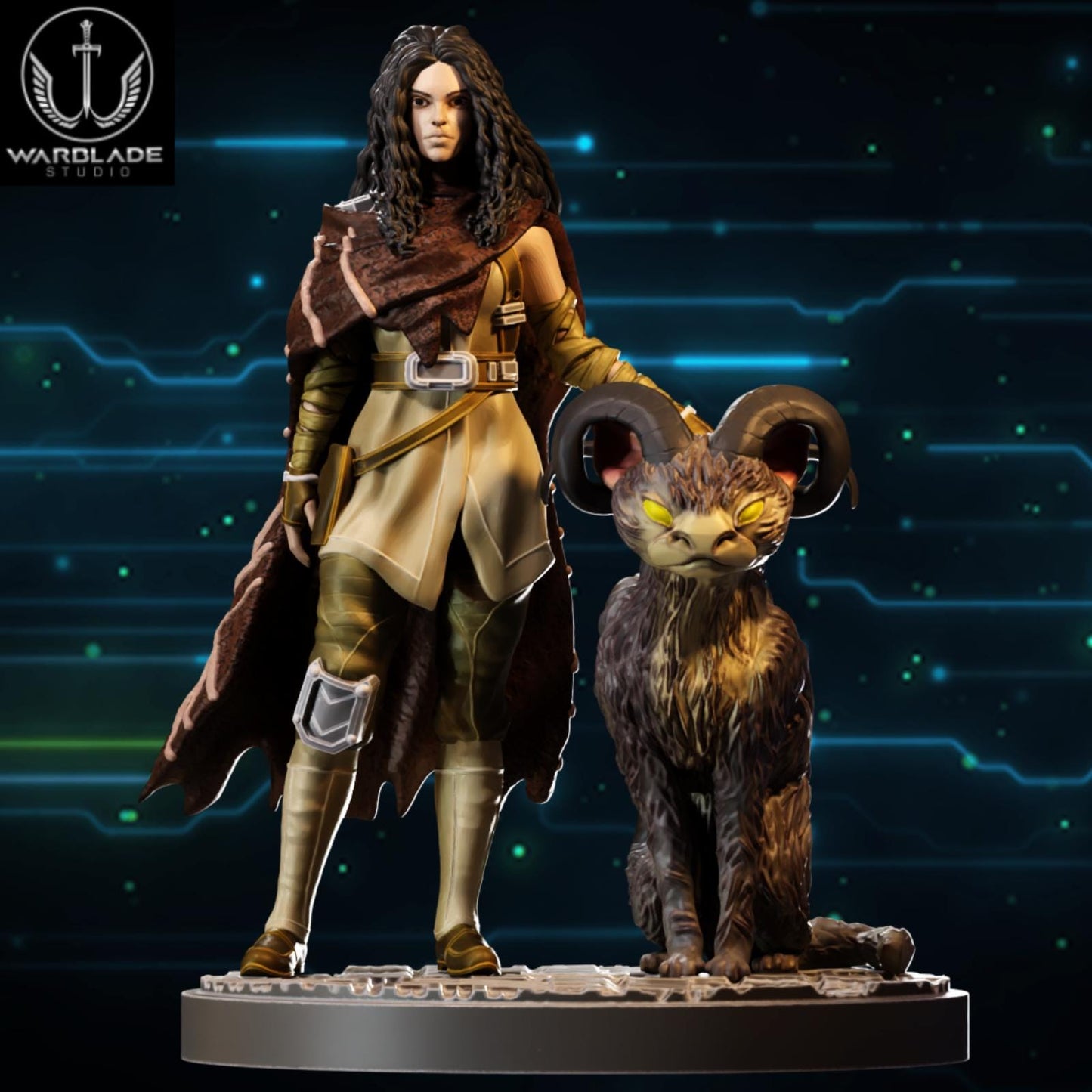 Jordanna Sparkburn - Fan Art (sculpted by Warblade Studios)