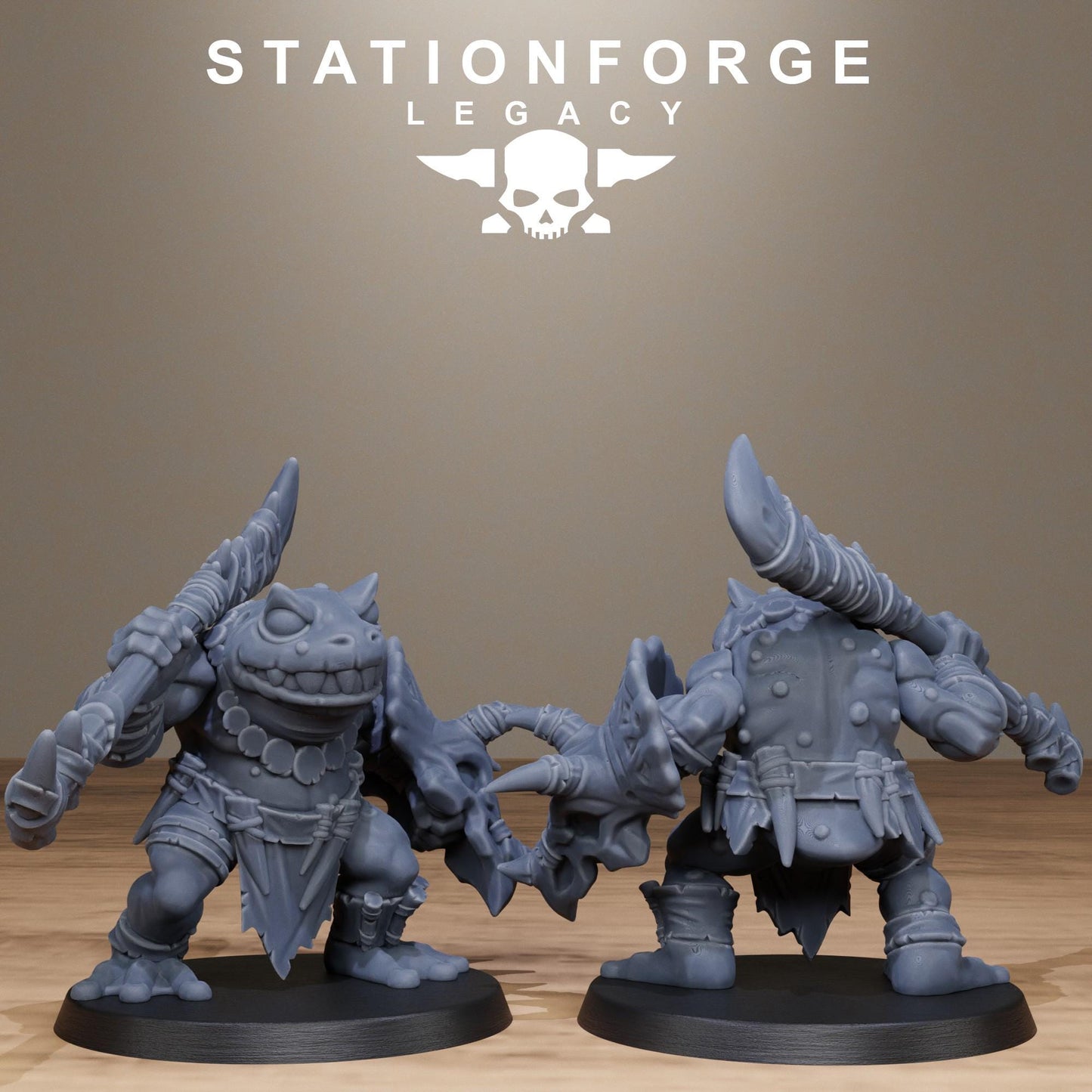 Bogkin Infantry - set of 10 (sculpted by Stationforge Legacy)