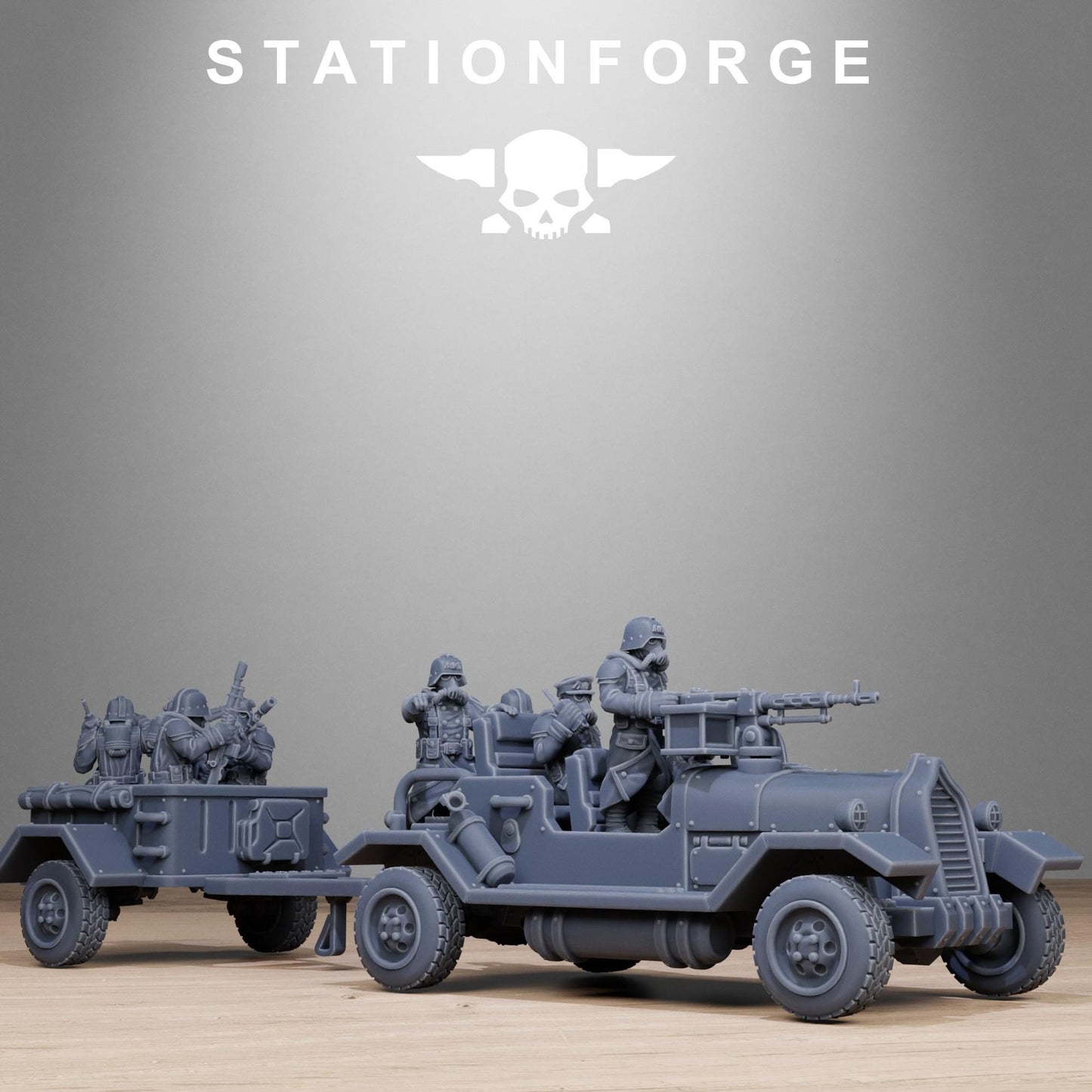 Grim Guard Support Vehicles (sculpted by Stationforge)