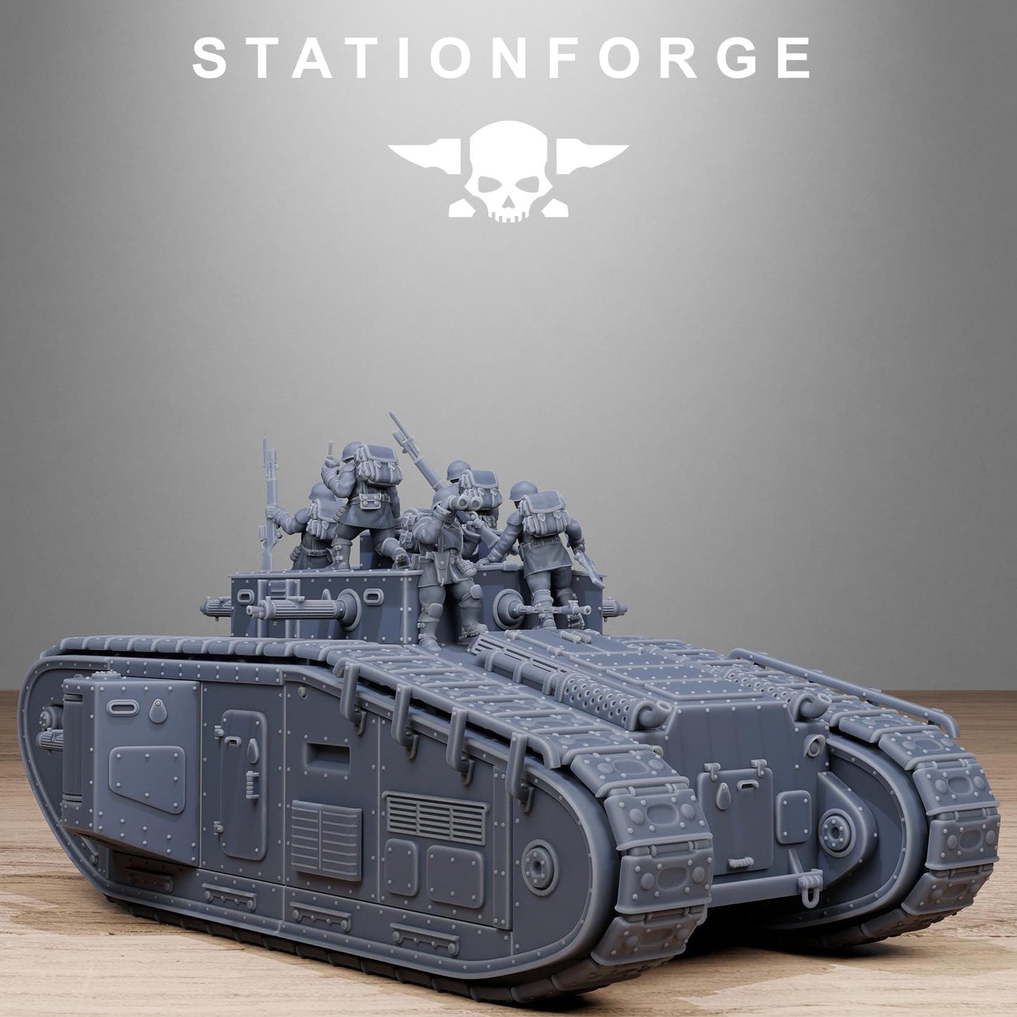 Free Guard Heavy Battle Tank (sculpted by Stationforge)