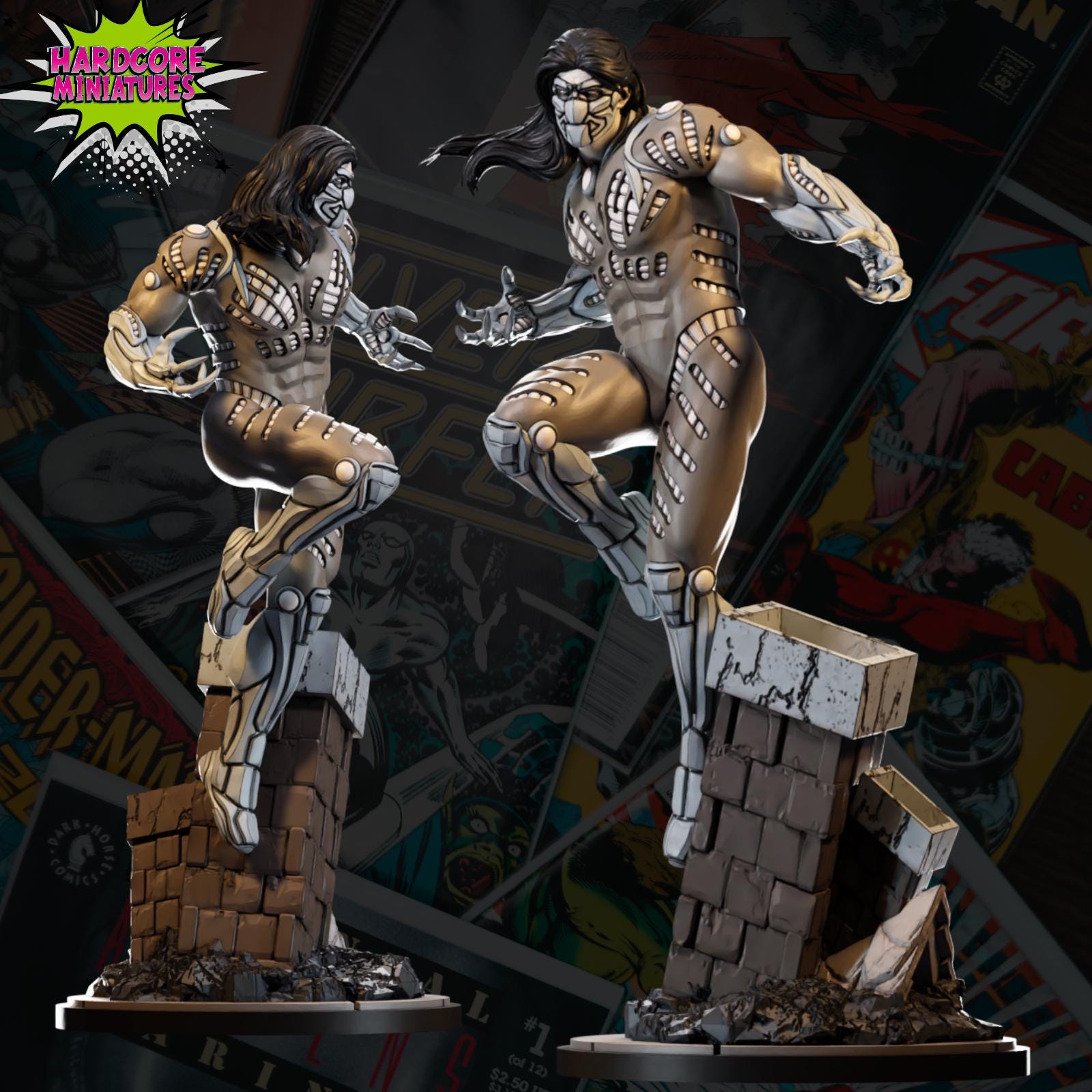 The Darkness - Fan Art 40mm Miniature (Sculpted by Hardcore Miniatures) (Crisis Protocol Proxy/Alternative)