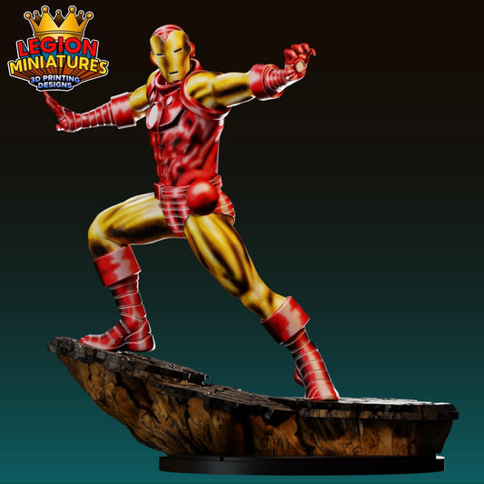 Iron Man Fan-Art 40mm Miniature (Sculpted by Legion Miniatures) (Crisis Protocol Proxy/Alternative)