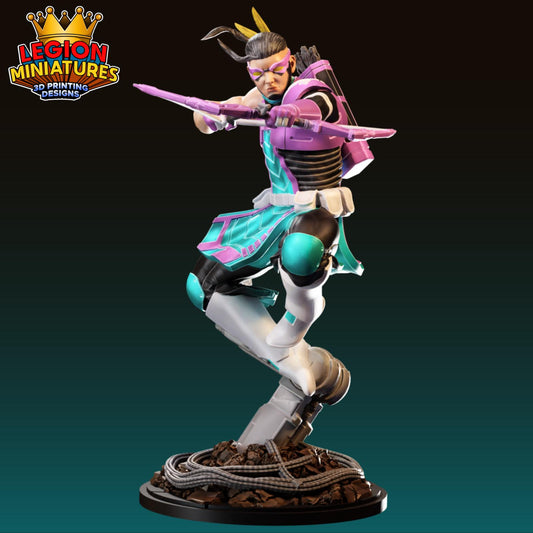Ultimate Hawkeye Fan-Art 40mm Miniature (Sculpted by Legion Miniatures) (Crisis Protocol Proxy/Alternative)