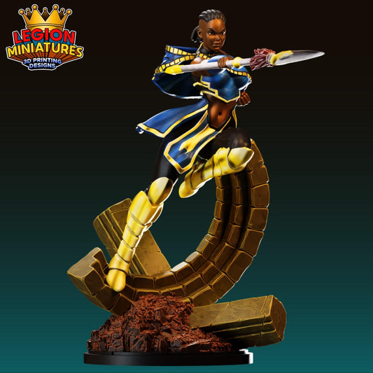 Ultimate Shuri Fan-Art 40mm Miniature (Sculpted by Legion Miniatures) (Crisis Protocol Proxy/Alternative)