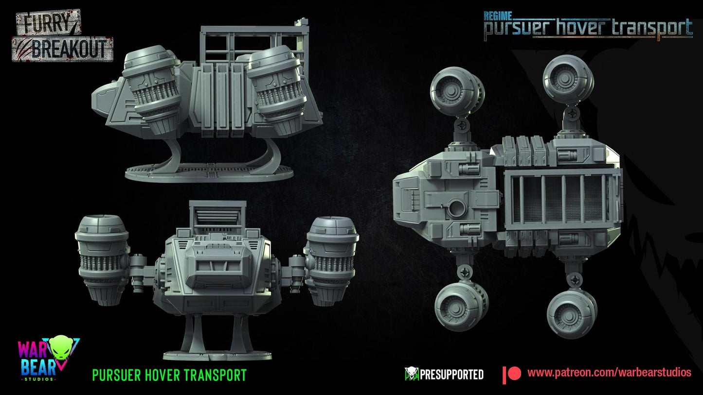 Regime Pursuer Hover Transport (Sculpted by War Bear Studios)