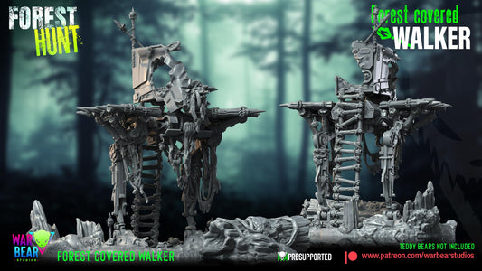 Forest Covered Walker - terrain set (Sculpted by War Bear Studios)
