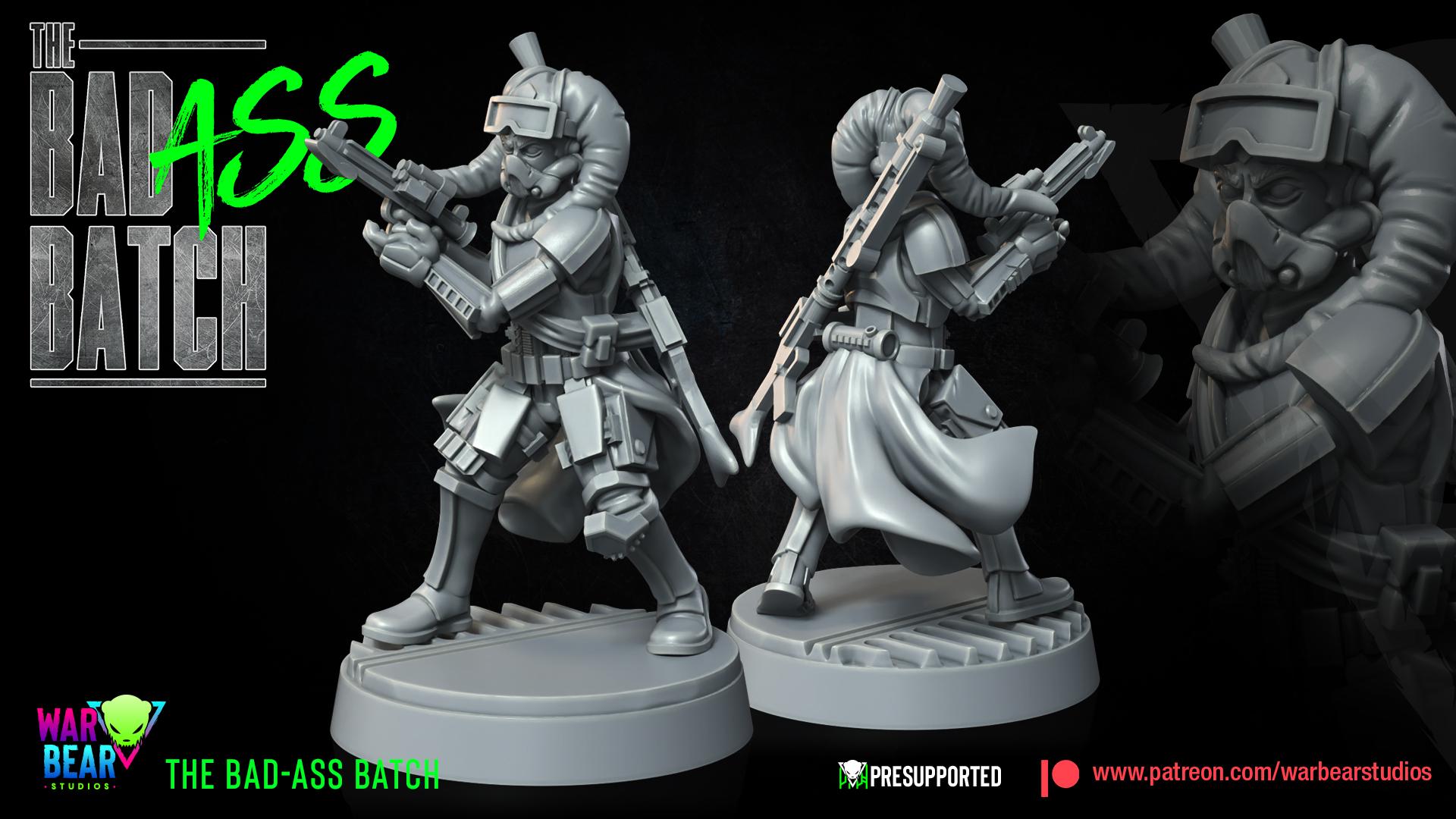 The BadAss Batch - set of 7 (Sculpted by War Bear Studios)