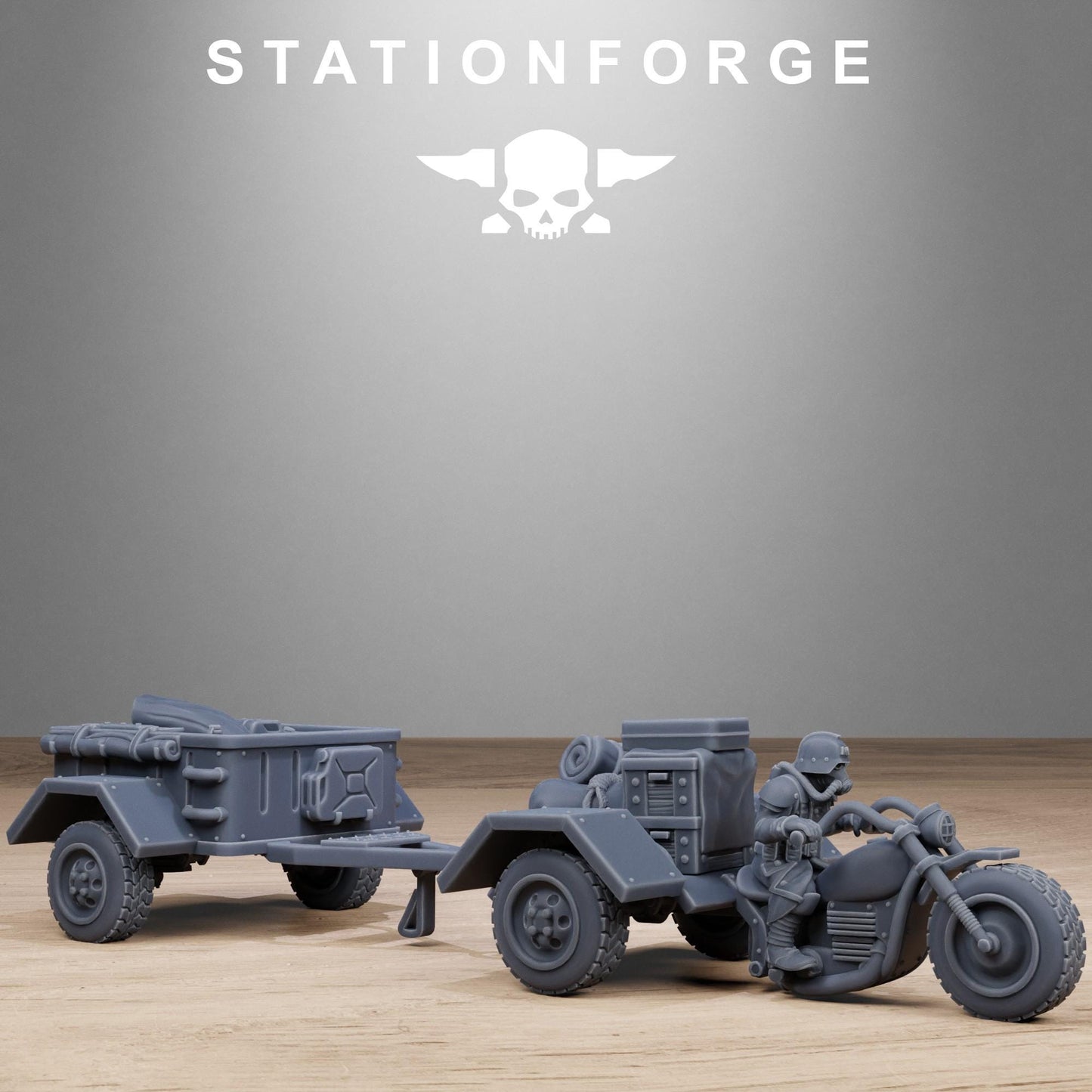 Grim Guard Support Vehicles (sculpted by Stationforge)