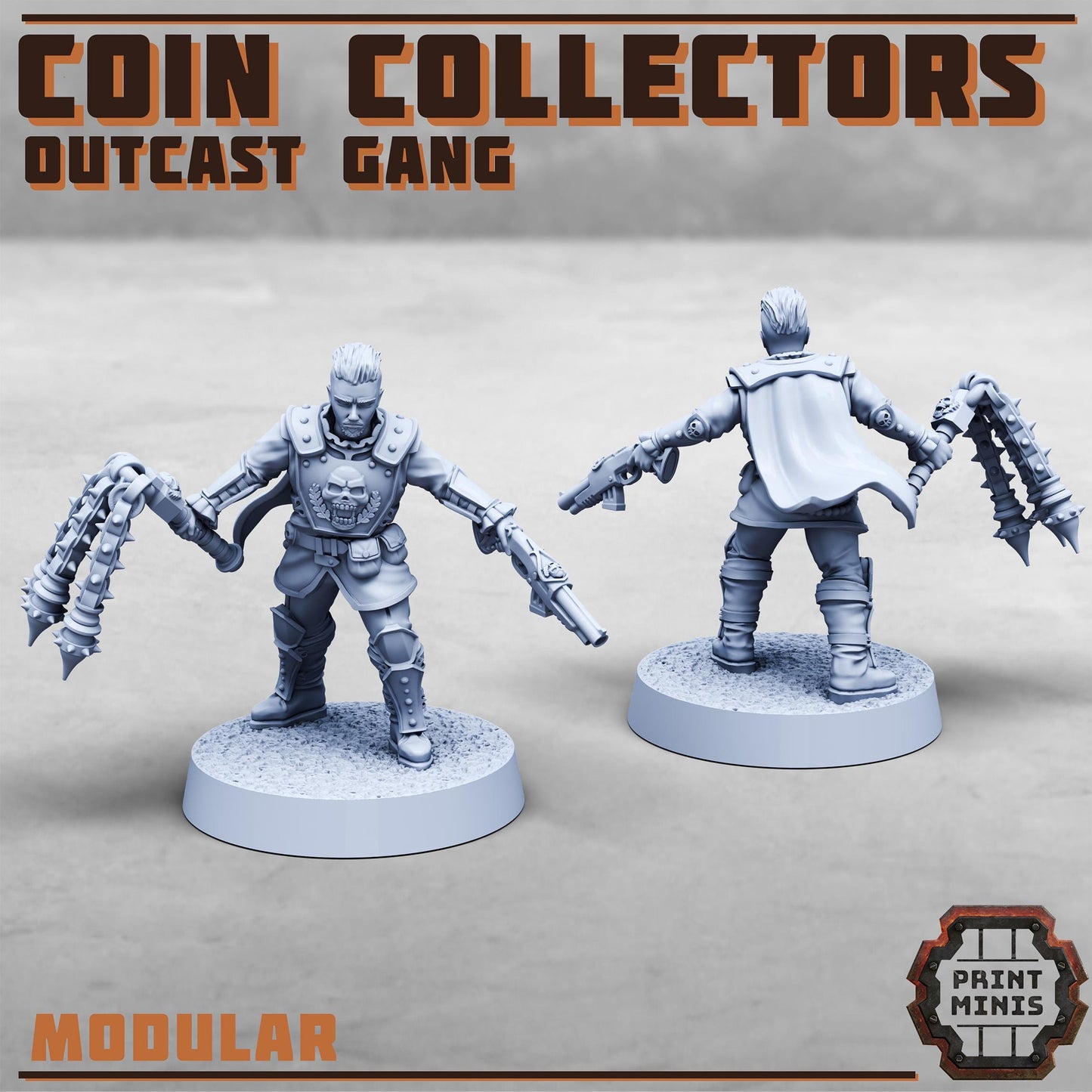 Coin Collectors - Outcast Gang (set of 10) by Print Minis