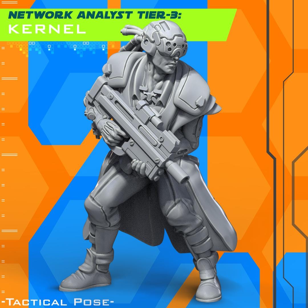 Kernel - Corporate Retinue (Sculpted by Jandro Miniatures)