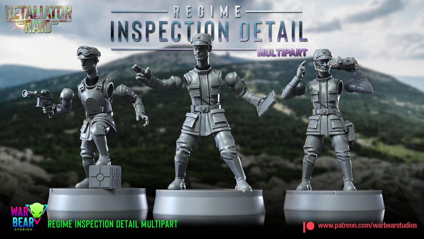 Regime Inspection Detail - set of 8 (Sculpted by War Bear Studios)