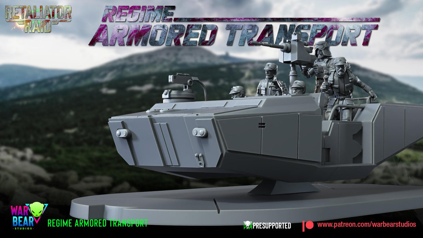 Regime Armoured Transport (Sculpted by War Bear Studios)